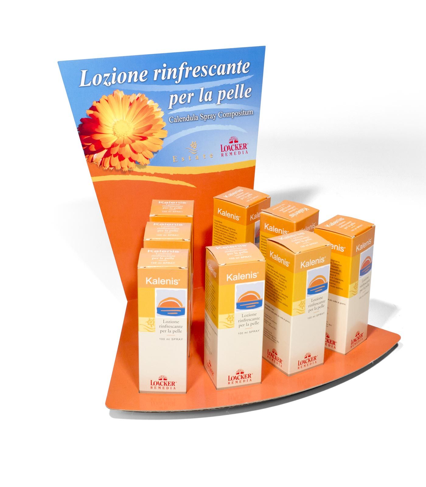 espositore da banco LOAKER REMEDIA KALENIS