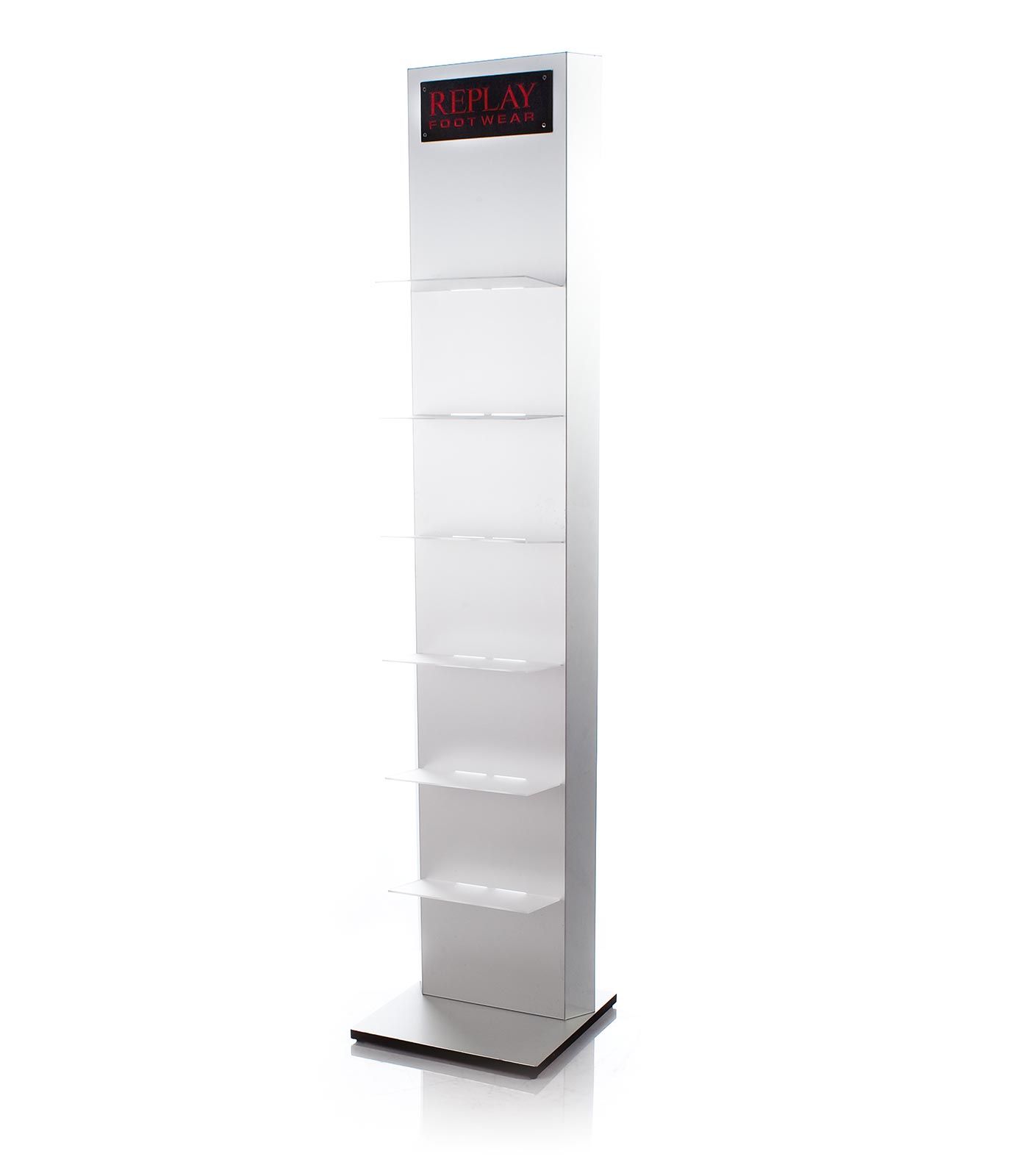 espositore in alluminio 180cm REPLAY